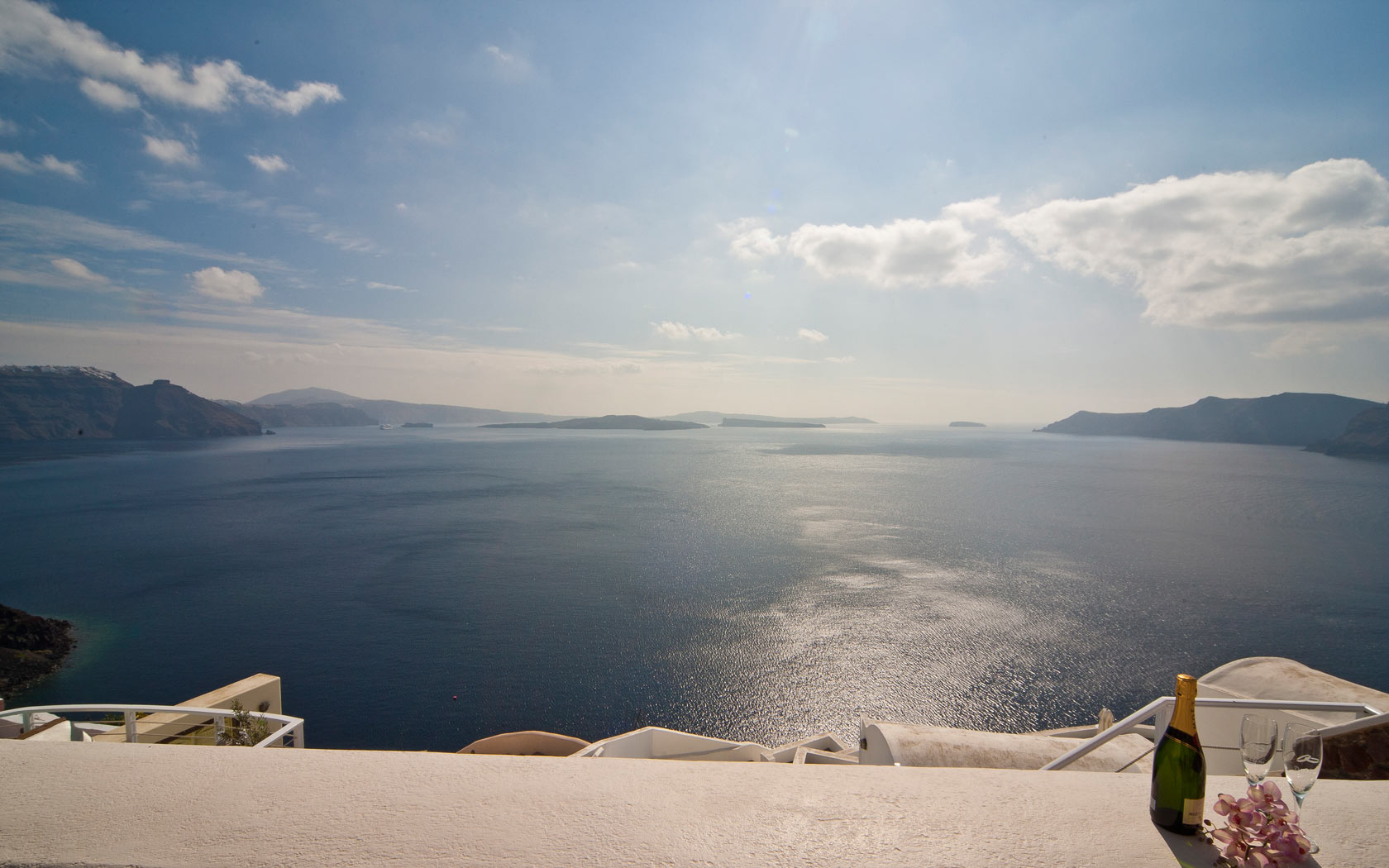 Santorini Hotels Oia Hotels, Delfini Villas  Exceptional Sea View